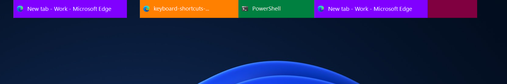Unlimited tabs demonstration - complete desktop window management solution